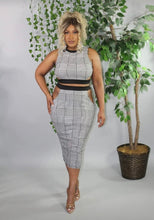 Load image into Gallery viewer, FIGURE 8 | HOUNDSTOOTH SKIRT SET
